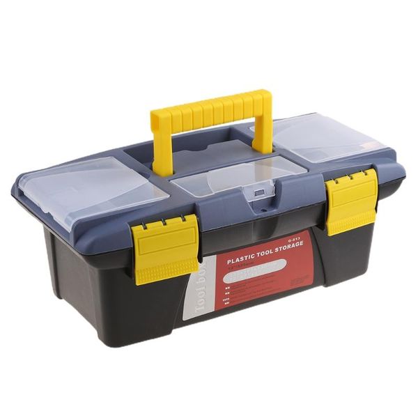 

tool organizers 50lf portable plastic hardware toolbox household multifunction maintenance car storage box anti-fall case