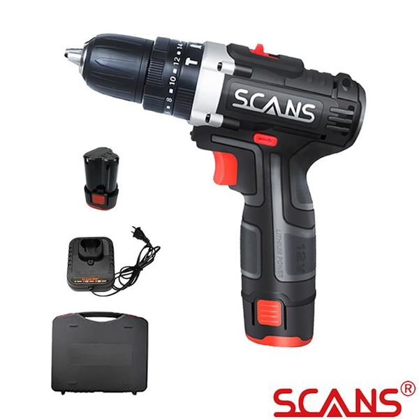 

professiona electric drills scans 12v professional tool sc3121 cordless impact screwdriver hammer drill rechargeable lithium battery dual sp