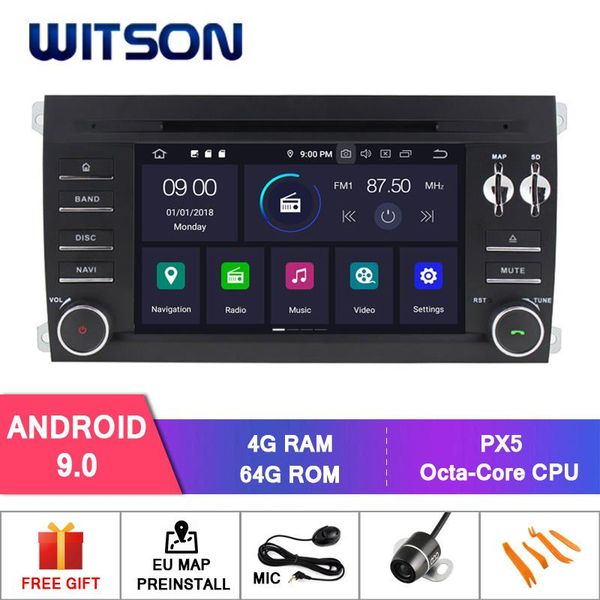

player witson android 9.0 ips hd screen for 2003-2010 car dvd 4gb +64gb flash