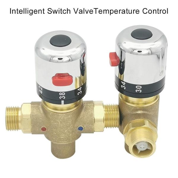 

1/2inch brass unidirectional water temperature control thermostatic mixing valve bath accessory set