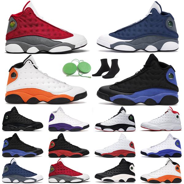 

13s reverse he got men basketball shoes red flint playground bred chicago game hyper royal mens trainer