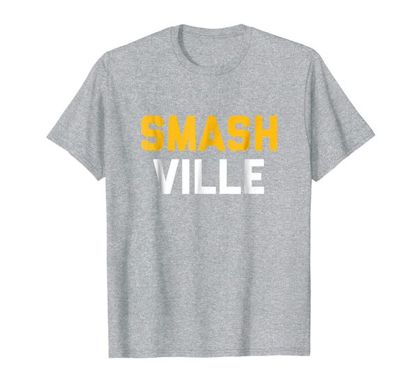 

smashville gold/white - nashville t-shirt, White;black
