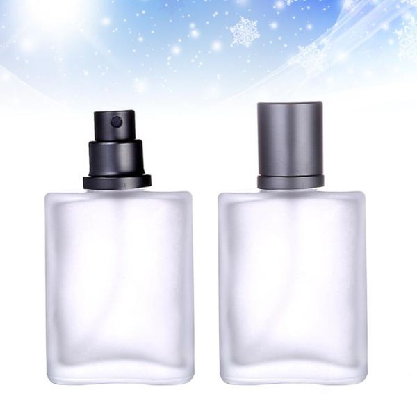 

storage bottles & jars 2pcs empty perfume dull polish spray makeup cosmetic supplies for men 50ml