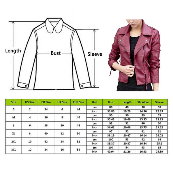 

autumn zipper motorcycle women short faux soft womens jacket pu leather ladies street coat, Black
