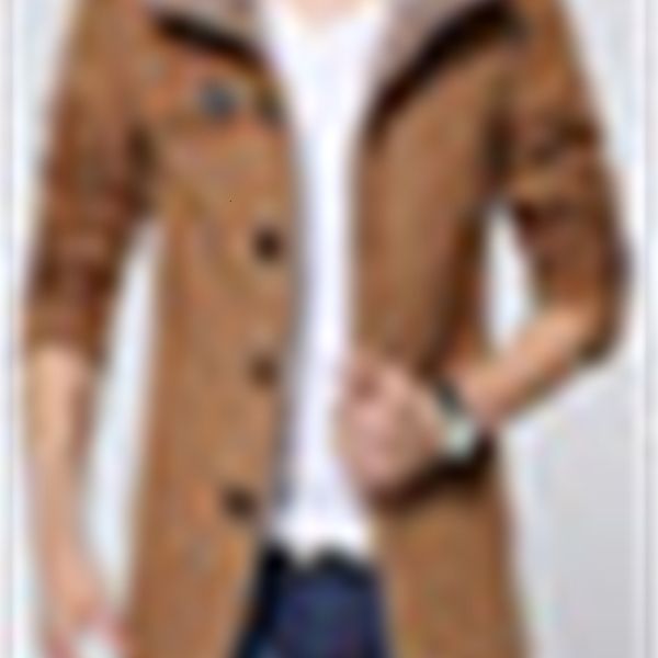 

men's trench coats t china wholesale autumn winter youth men fashion casual slim thickening keep warm outerwear 9sqs, Tan;black