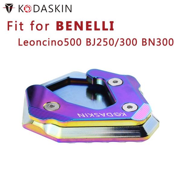 

pedals kodaskin motorcycle cnc aluminum side stand enlarge for benelli leoncino500 bj250