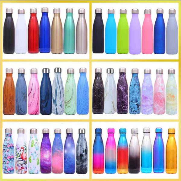 

straight gift 304 coke bottle stainless steel creative vacuum thermos sports kettle