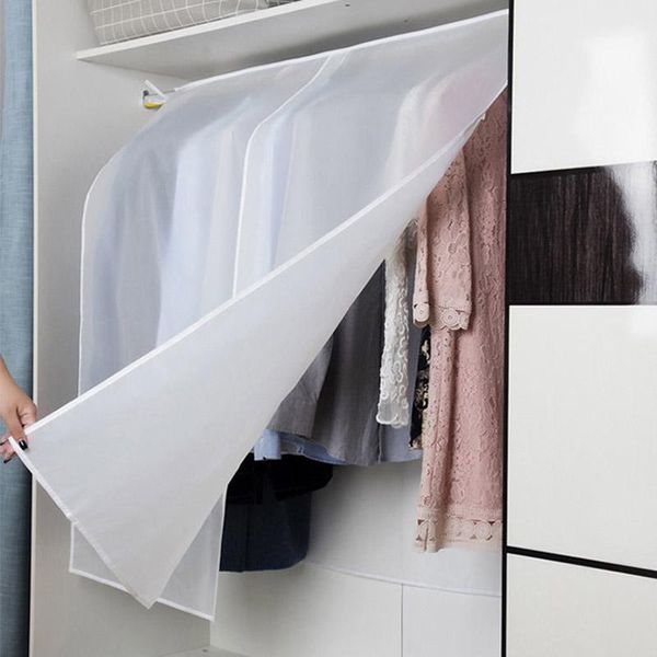 

clothing & wardrobe storage 3-size type transparent clothes dust-proof hanging bag cover moisture-proof can washable