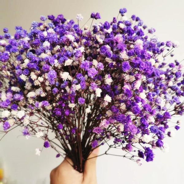 

decorative flowers & wreaths 50g/20-30cm,natural fresh preserved babysbreath flower,real forever baby breath flower branch for diy eternal m