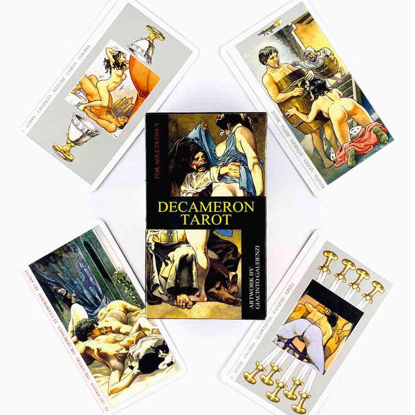 

original hay house dixit decameron tarot deck 78-card leisure party table game fortune-telling prophecy oracle cards with pdf guidebook xsr8