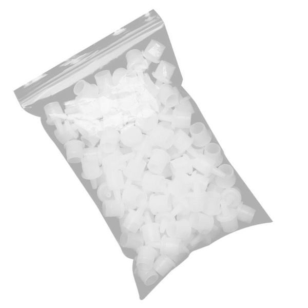 

false eyelashes 100pcs glue extender tips applicator dispenser caps