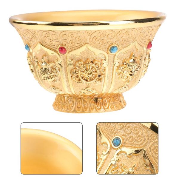 

cat bowls & feeders 1pc temple copper bowl offering ritual incense burner