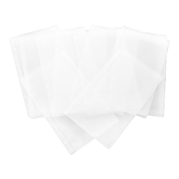 

storage bags 10pcs ticket name puller loose-leaf travel