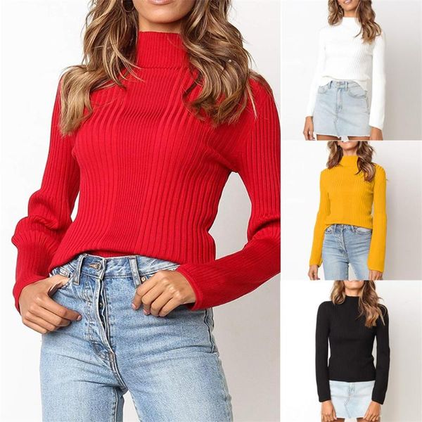 

women's sweaters o-neck solid colo pullover sweater plus size women knitted patchwork long sleeve, White;black
