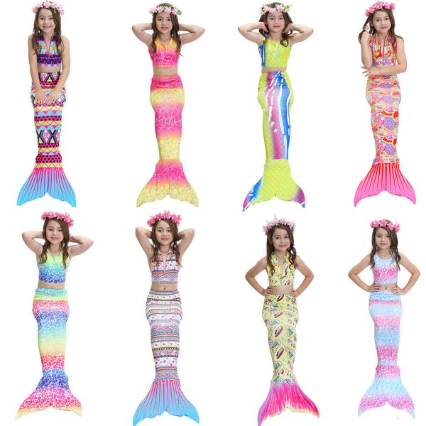 

ms swimsuit mermaid children bikini baby swimsuit girl, White;black