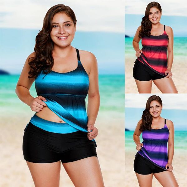 

women's swimwear plus size low waist fluorescent gradient leggings large split, White;black