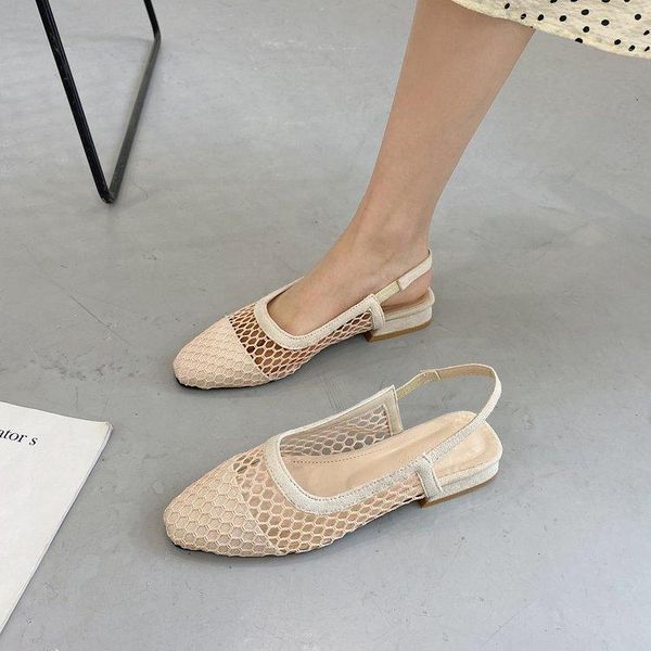 

sandals all-match 2021 summer with laces velvet shoes suit female beige med breathable women's heels espadrilles platform suede, Black