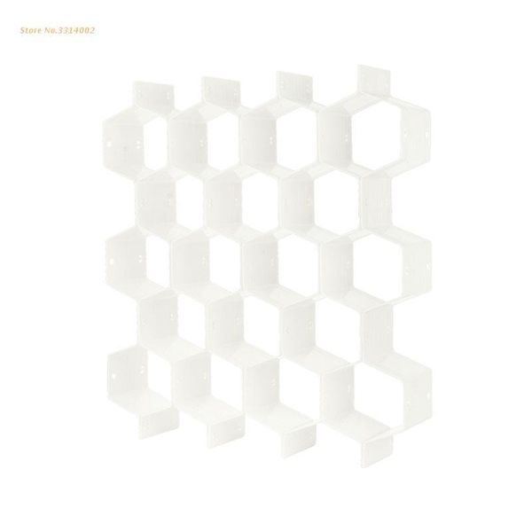 

storage drawers honeycomb shape drawer organizer 8 pcs closet dividers plastic partition for small clothing and cosmetic clapboard drop