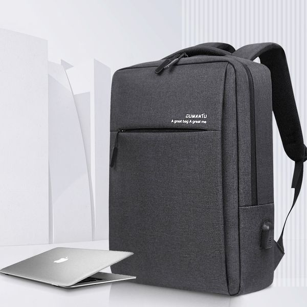 

2021 lapbackpacks men/man business 15 inch waterproof usb charging bag back pack boy school daypack male backpack mochila