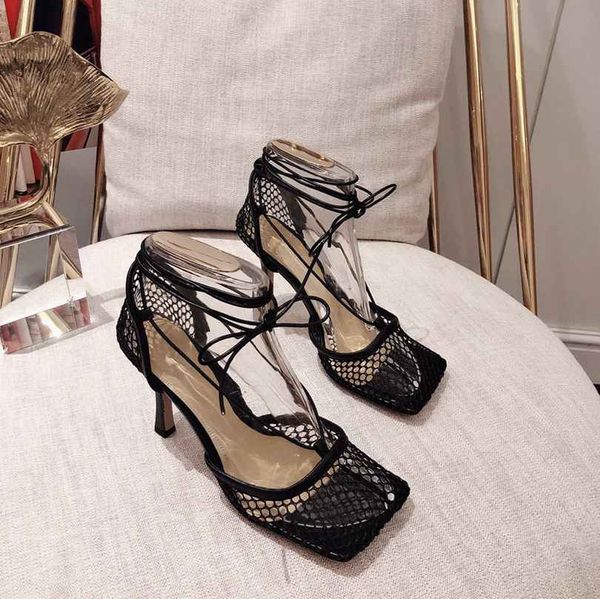 

slipper women beautiful pointed clear high heel stilettos pumps summer shoe slippers size 35-40, Black