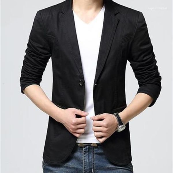 

men's jackets sleeve solid color homme coats fashion single breasted male clothing mens designer jacket lapel neck long, Black;brown