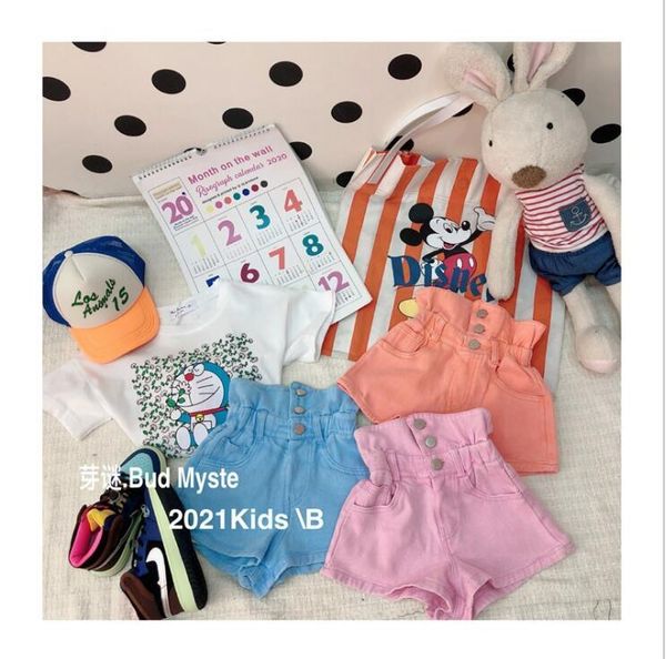 

wholesale girls denim shorts summer fashion 3-9t b18, Black
