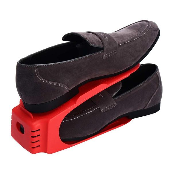 

clothing & wardrobe storage magic double smart shoes organizer footwear support slot space saving cabinet closet stand rack pp durable