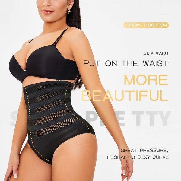 

women's shapers high waist highwaist women ladies curve creator transparent firm body buttlifter and hip bulift buttock lifter panties, Black;white