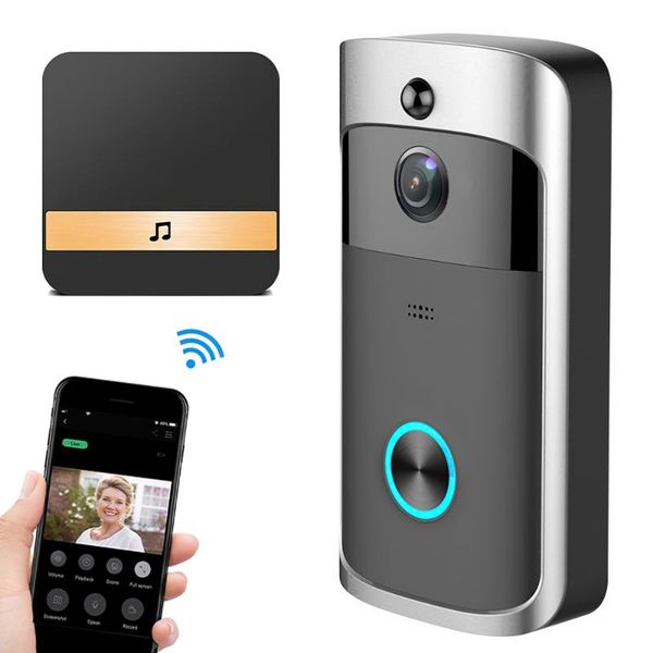 

doorbells intelligent video doorbell wireless wifi remote monitoring audio intercom night vision pir motion detection for home security