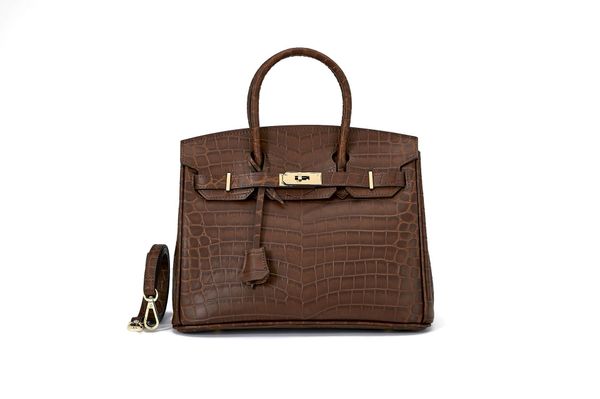 

women's bag large capacity matte crocodile bag