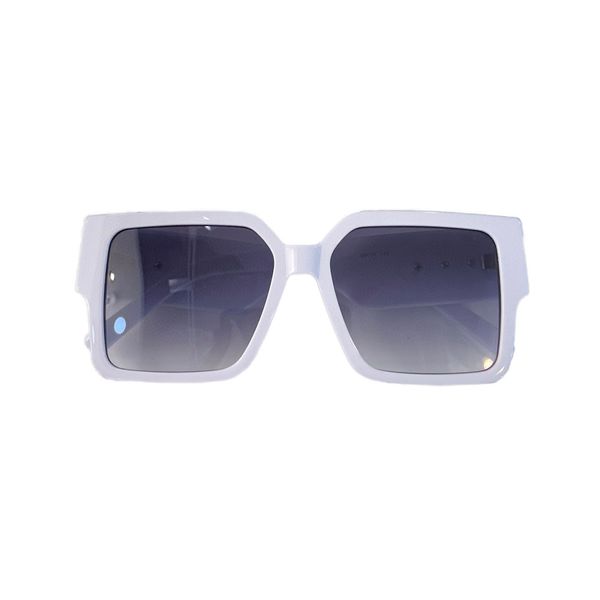 

sunglasses for men and women summer style 4518b anti-ultraviolet retro plate full frame fashion eyeglasses random box, White;black