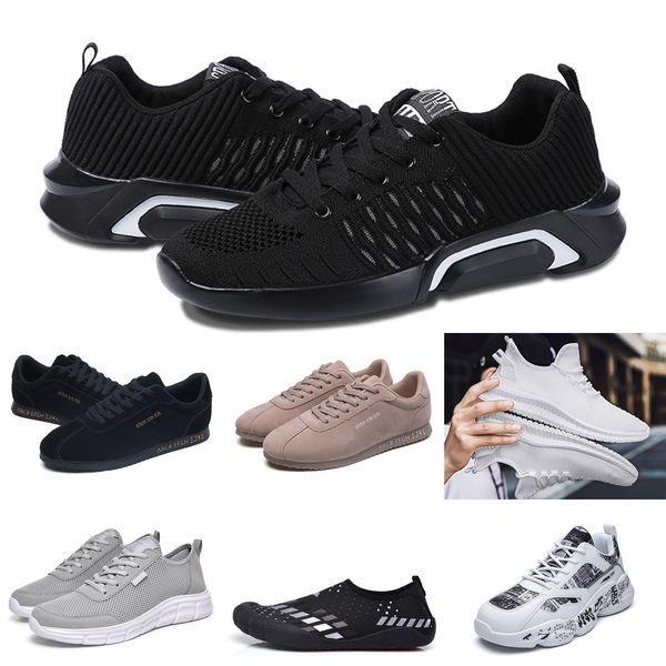 NY6O uomini belle donne scarpe da corsa scarpe formatrici uzie bianco beige buyesa grigio moda sport esterni dimensioni 39-44 11