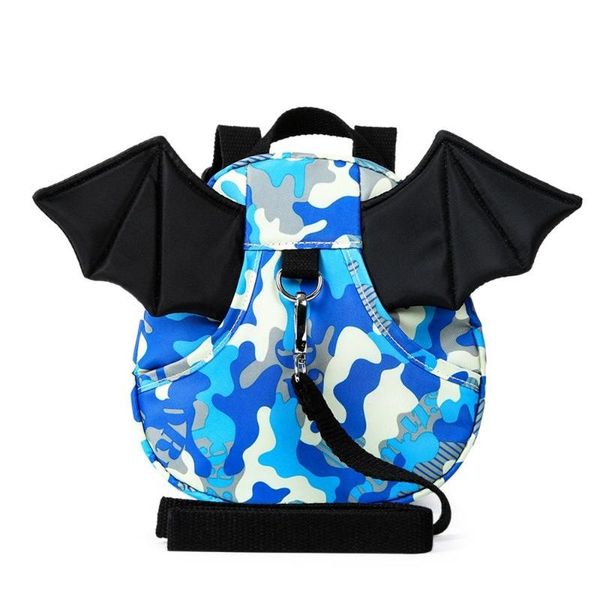

backpack cute cartoon bat children's early education schoolbag anti-lost baby