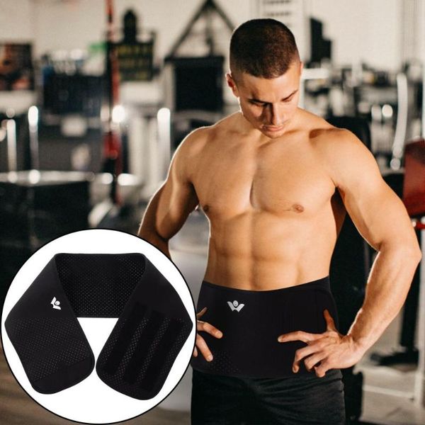 

waist support workout slim belly band trimmer slimmer belt sports safety, Black;gray
