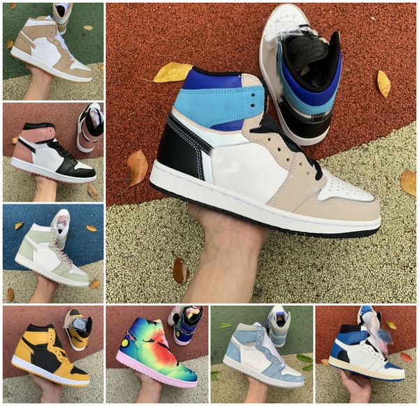 

jumpman 1 university blue basketball shoes 1s men women seafoam bordeaux protrotype bred unc pollen hyper royal wolf grey chicago black toe