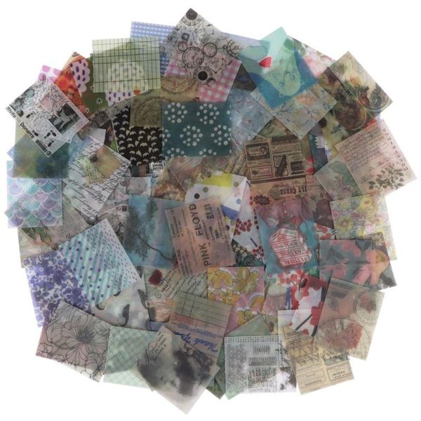 

gift wrap memo pad diary stationery lightweight paper journal planner scrapbooking vintage decorative diy material
