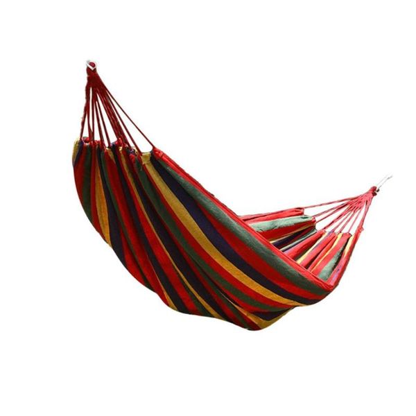 

ice mesh hammock non-stick single red striped swing 280x80 with rope storage baganti-rollover outdoor clothing & wardrobe