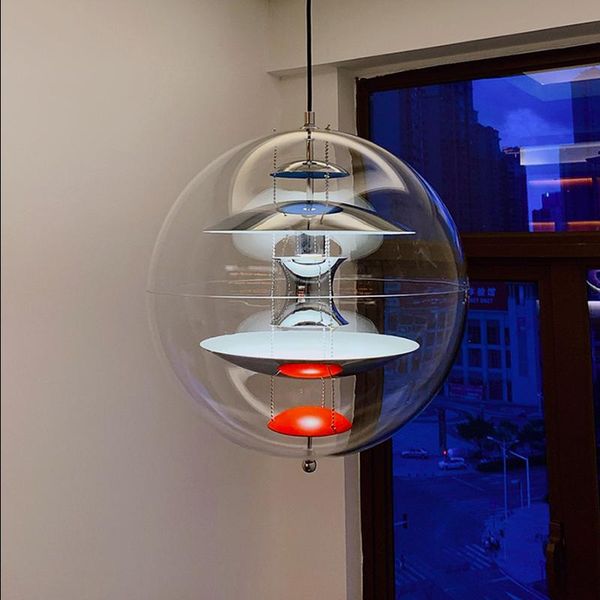 

pendant lamps danish designer lights nordic acrylic sphere ball led hanging lamp for living room dining decor light fixtures