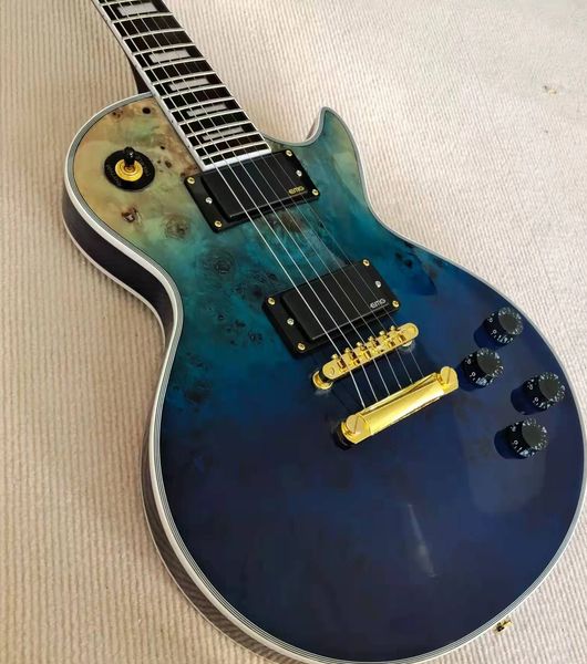 

electric guitar g custom guitar rosewood fingerboard burl flamed maple