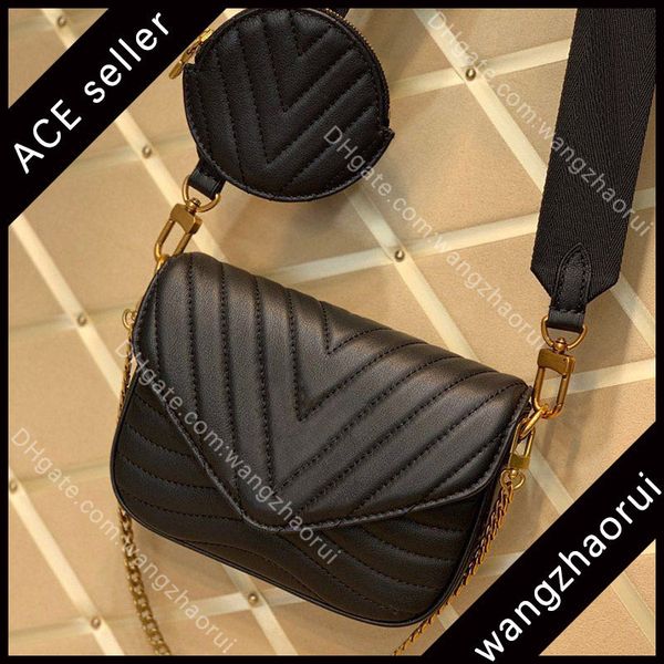 

cowhide cross body bags fashion single shoulder bag female wallet women purse with box b095