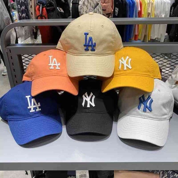 

korean new standard soft baseball large embroidered letter sports sunshade street trend duck tongue cap, Black;white