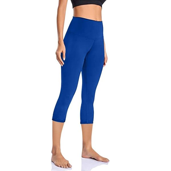 

yoga outfit women's stretch leggings fitness running gym sports pockets active pants high waist girl tights