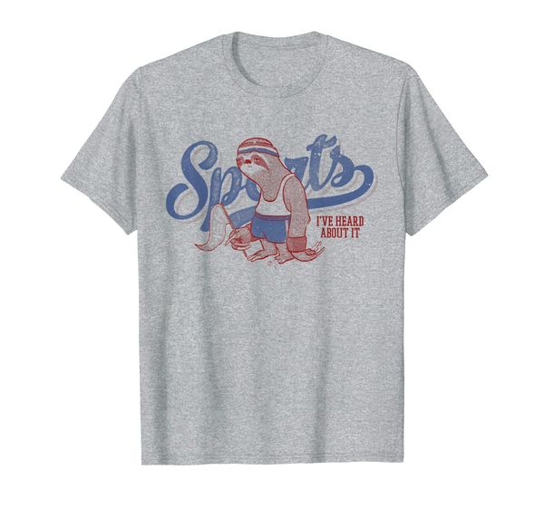 

sloth shirt sports i've heard about it lazy people t-shirt, White;black