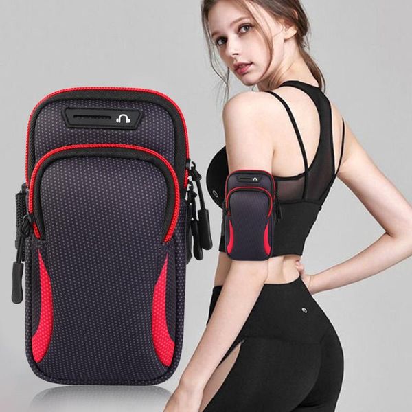 

outdoor bags waist bag running waterproof sport arm armband phone case women men mobile holder fitness pouch
