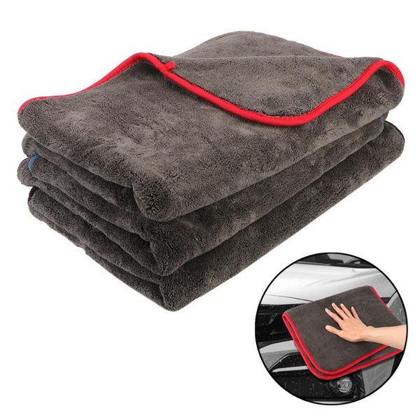 

car sponge microfiber towel 1200gsm cleaning towels detailing drying auto polishing wash tool strong water absorption cloth