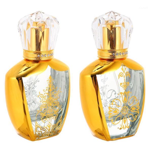 

storage bottles & jars 2pcs glass spray bottle perfume atomizer diffuser 50ml toner