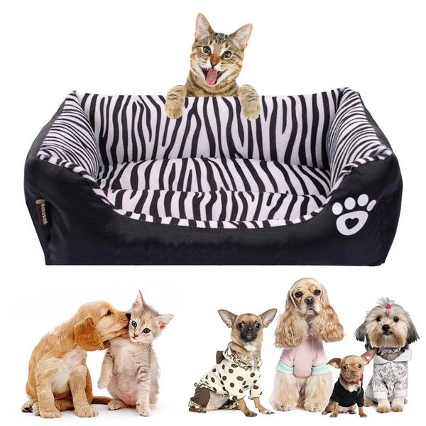 

kennel dog cushion mat pet bed cat supplies puppy warm sleeping bag plush warming house nest accessories comfortable washable kennels & pens
