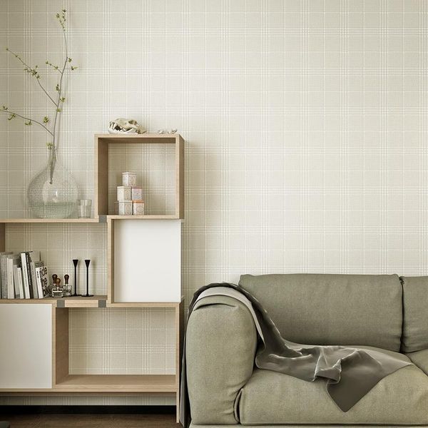 

wallpapers simple pearlescent stripe check nonwoven wallpaper modern style plain color bedroom living room dining el w132