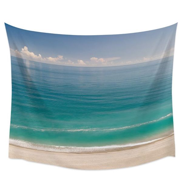 

tapestries golden beach wall tapestry home decor bedroom hanging picnic mat yoga
