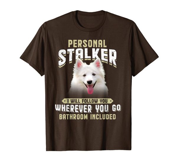 

american eskimo personal stalker i will follow you wherever, White;black